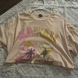 “Hawaii”Crop top